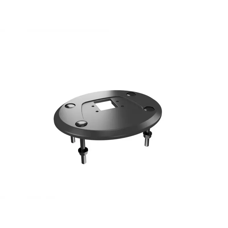 Base de passagem MULTIBRACKETS M Deskmount HD — caixa em alumínio, preto, Ø 21 cm, A 40 mm, 500 g