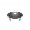 Base de passagem MULTIBRACKETS M Deskmount HD — caixa em alumínio, preto, Ø 21 cm, A 40 mm, 500 g