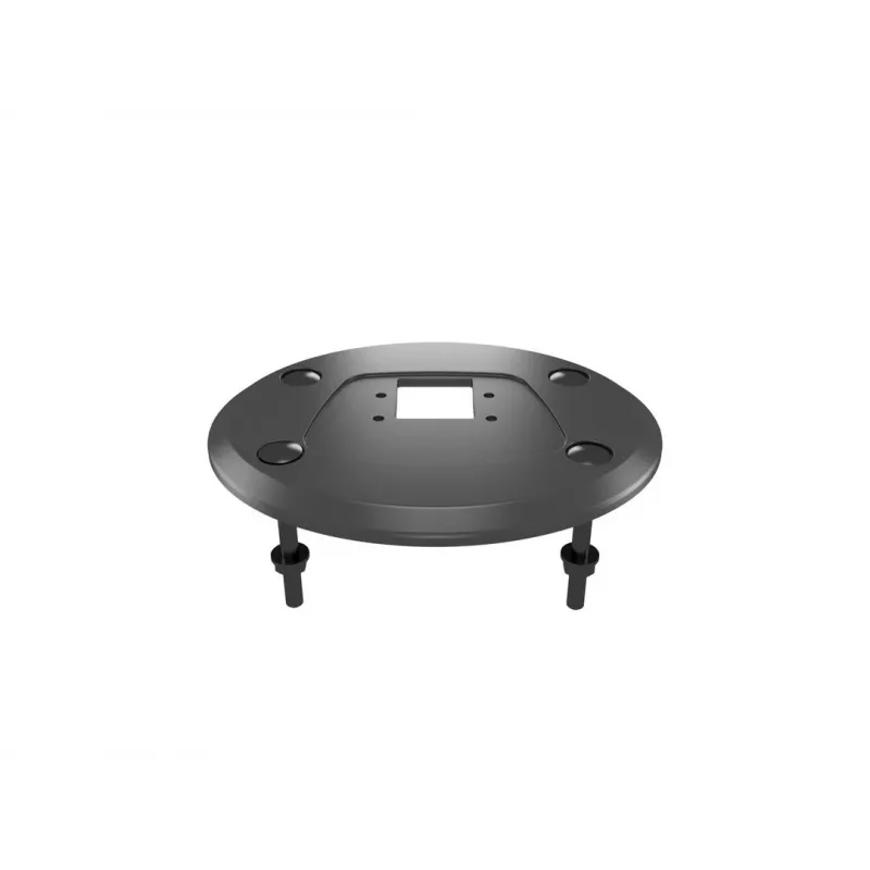 Base de passagem MULTIBRACKETS M Deskmount HD — caixa em alumínio, preto, Ø 21 cm, A 40 mm, 500 g