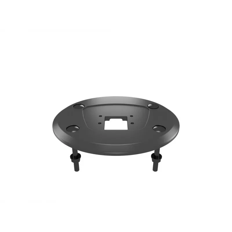 Base de passagem MULTIBRACKETS M Deskmount HD — caixa em alumínio, preto, Ø 21 cm, A 40 mm, 500 g