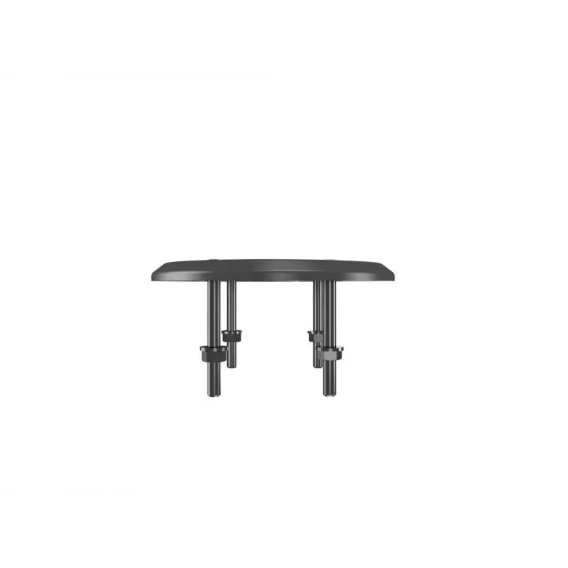 Base de passagem MULTIBRACKETS M Deskmount HD — caixa em alumínio, preto, Ø 21 cm, A 40 mm, 500 g
