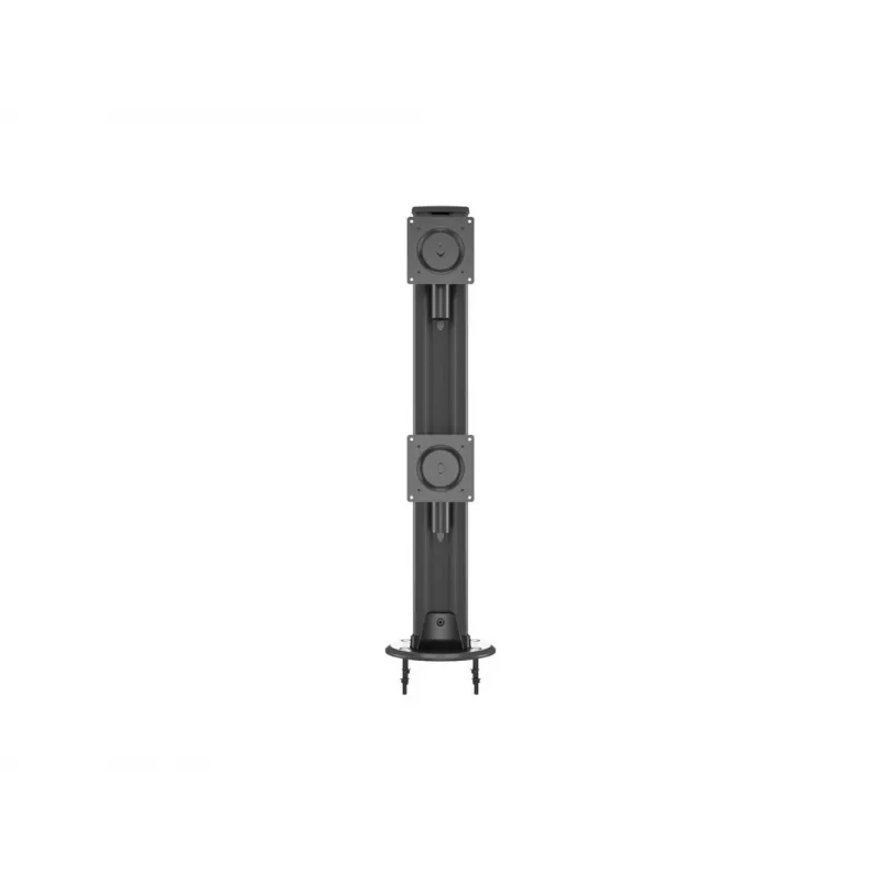 Base de passagem MULTIBRACKETS M Deskmount HD — caixa em alumínio, preto, Ø 21 cm, A 40 mm, 500 g