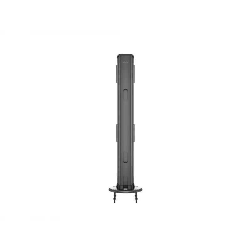 Base de passagem MULTIBRACKETS M Deskmount HD — caixa em alumínio, preto, Ø 21 cm, A 40 mm, 500 g