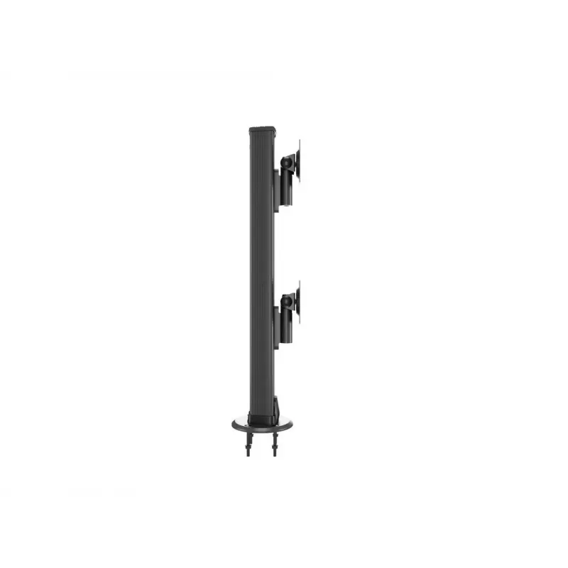 Base de passagem MULTIBRACKETS M Deskmount HD — caixa em alumínio, preto, Ø 21 cm, A 40 mm, 500 g