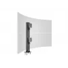 Base de passagem MULTIBRACKETS M Deskmount HD — caixa em alumínio, preto, Ø 21 cm, A 40 mm, 500 g