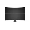 Base de passagem MULTIBRACKETS M Deskmount HD — caixa em alumínio, preto, Ø 21 cm, A 40 mm, 500 g