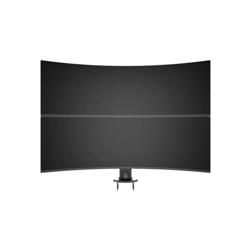 Base de passagem MULTIBRACKETS M Deskmount HD — caixa em alumínio, preto, Ø 21 cm, A 40 mm, 500 g
