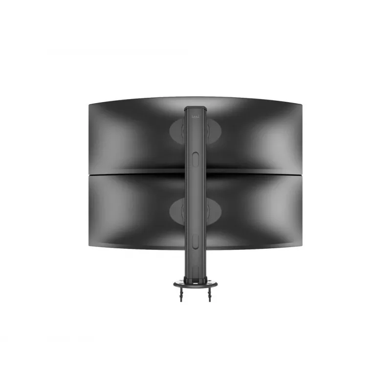 Base de passagem MULTIBRACKETS M Deskmount HD — caixa em alumínio, preto, Ø 21 cm, A 40 mm, 500 g