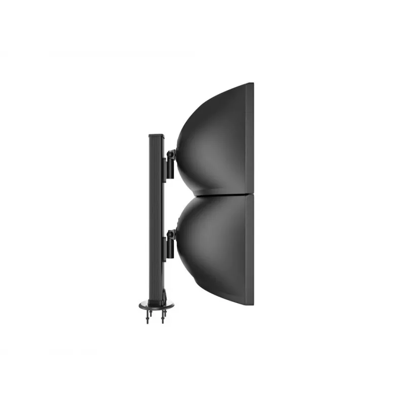 Base de passagem MULTIBRACKETS M Deskmount HD — caixa em alumínio, preto, Ø 21 cm, A 40 mm, 500 g