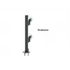 Base de passagem MULTIBRACKETS M Deskmount HD — caixa em alumínio, preto, Ø 21 cm, A 40 mm, 500 g
