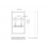 Multibrackets M Pro Series caixa 32 polegadas montagem em parede pequena preto aço horizontal/vertical