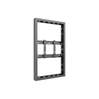 Multibrackets M Pro Series caixa 43 polegadas pequena preto aço horizontal/vertical