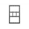 Multibrackets M Pro Series caixa 43 polegadas pequena preto aço horizontal/vertical