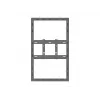 Multibrackets M Pro Series caixa 43 polegadas pequena preto aço horizontal/vertical