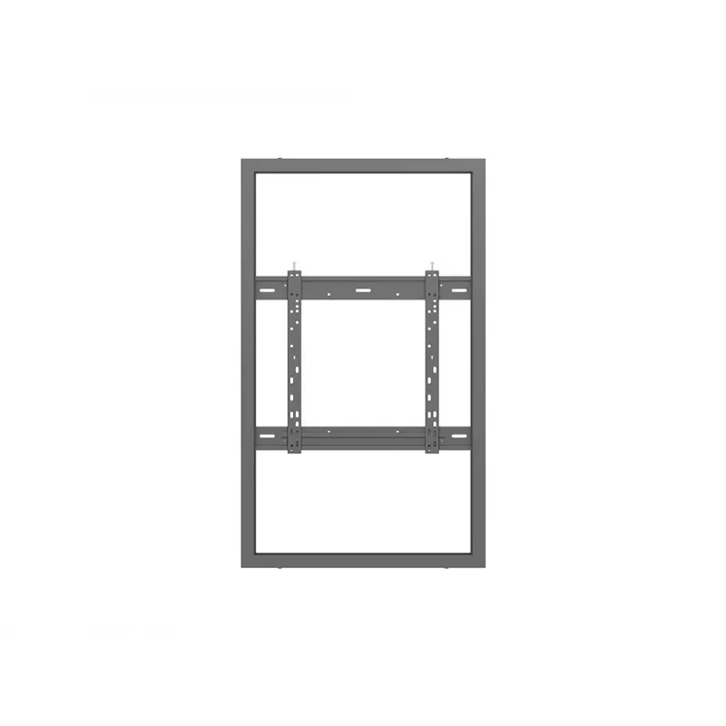 Multibrackets M Pro Series caixa 50 polegadas parede média preto aço horizontal/vertical
