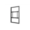 Multibrackets M Pro Series caixa 50 polegadas parede média preto aço horizontal/vertical