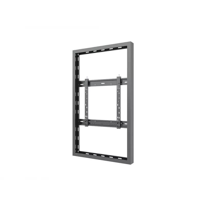 Multibrackets M Pro Series caixa 50 polegadas parede média preto aço horizontal/vertical