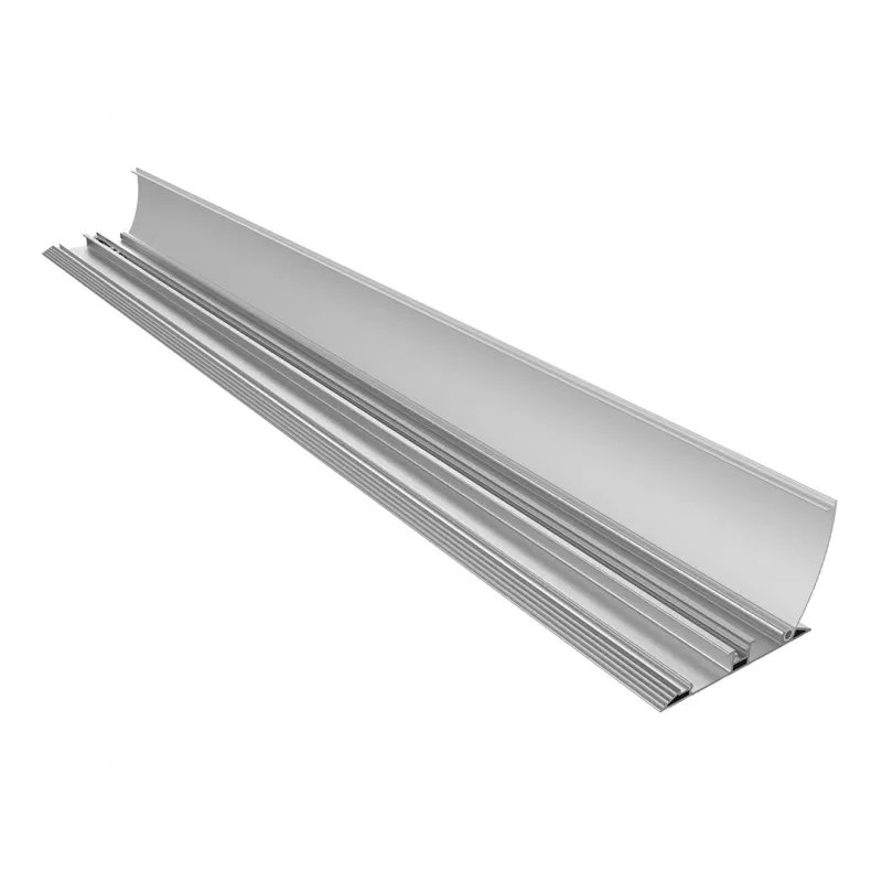 Multibrackets M calha de cabos chão alumínio – 139 mm L – 1100 mm C