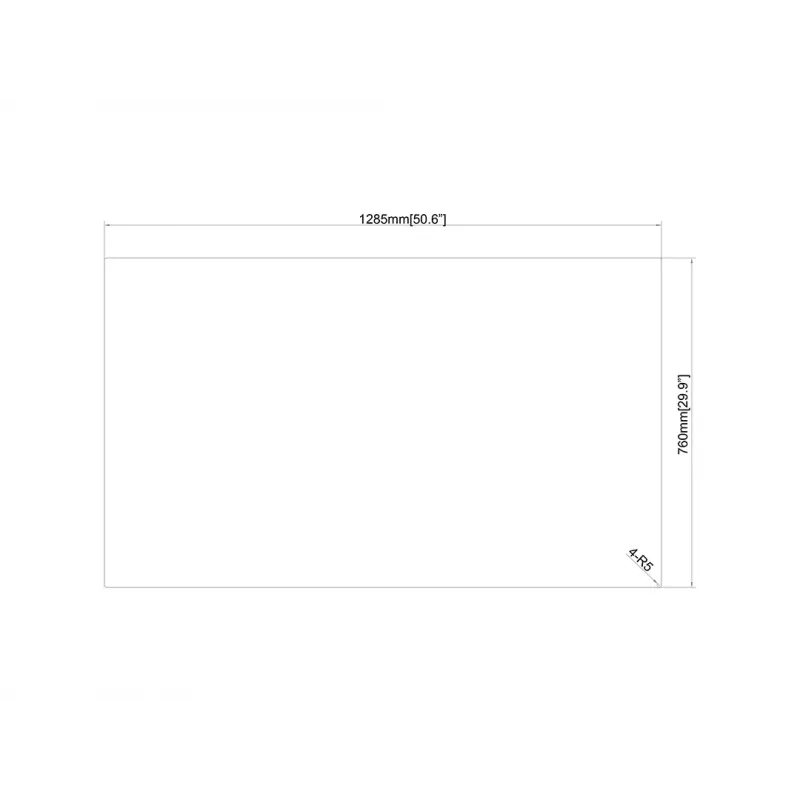 Multibrackets M Pro Series - película de segurança policarbonato 55 polegadas