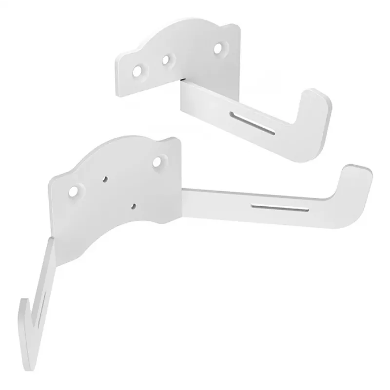 Gestão de cabos de parede Multibrackets M aço branco — para organização de cabos