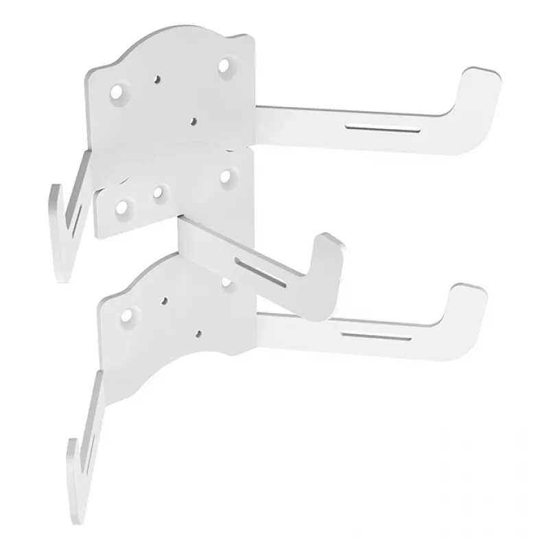 Gestão de cabos de parede Multibrackets M aço branco — para organização de cabos
