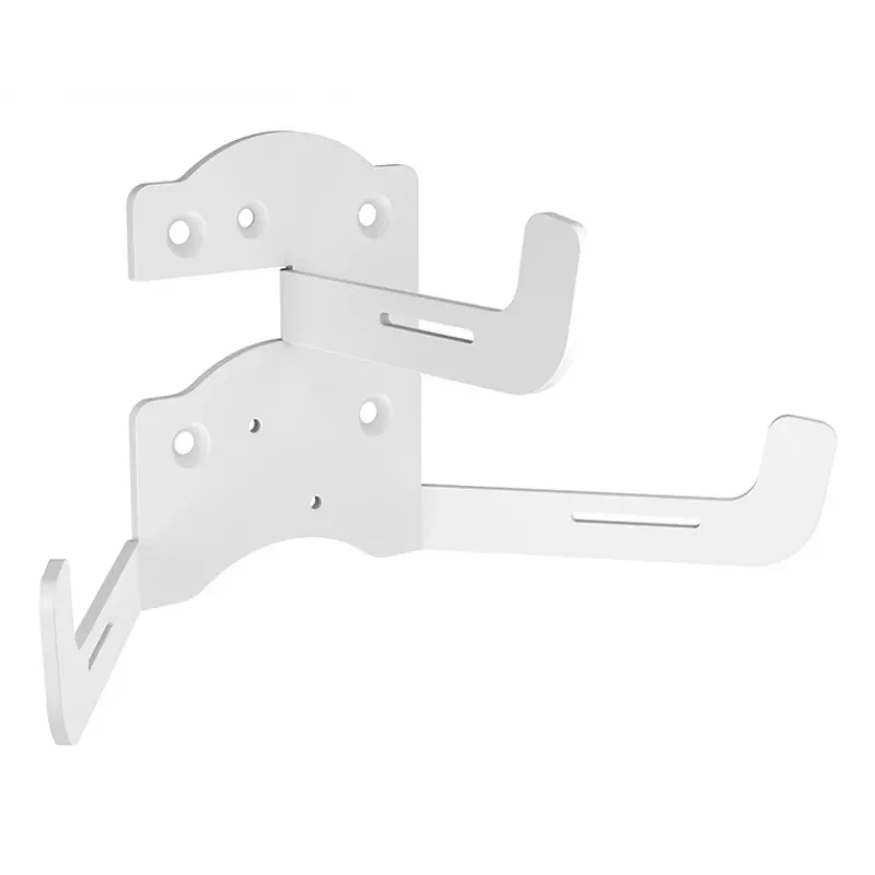 Gestão de cabos de parede Multibrackets M aço branco — para organização de cabos