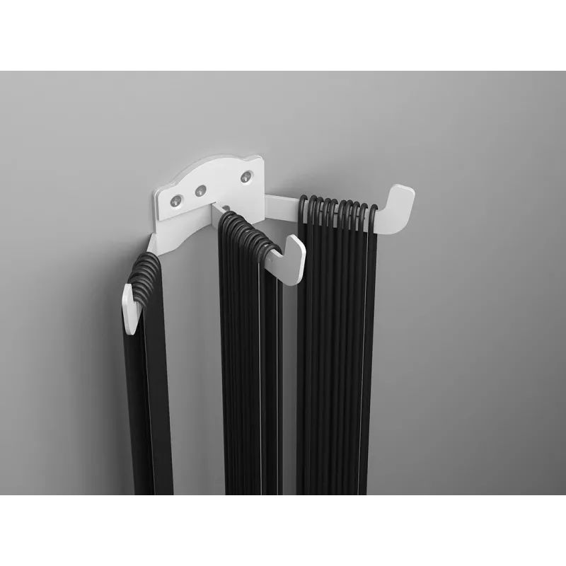 Gestão de cabos de parede Multibrackets M aço branco — para organização de cabos