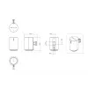 Multibrackets M suporte de parede para Sonos ERA100 - branco, parede, aço, 10 kg, branco, -25 - 25°, 90°