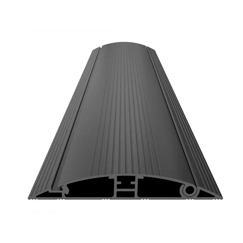 Multibrackets M proteção de cabos para chão preto – 139 mm L – 750 mm C