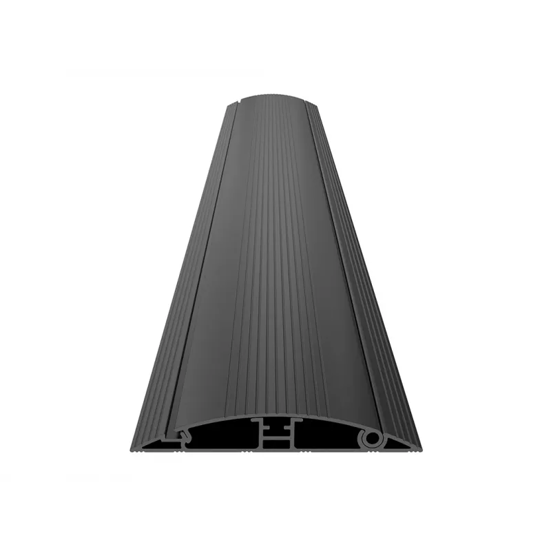 Multibrackets M proteção de cabos para chão preto – 139 mm L – 1100 mm C