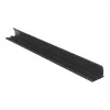 Multibrackets M proteção de cabos para chão preto – 139 mm L – 1100 mm C