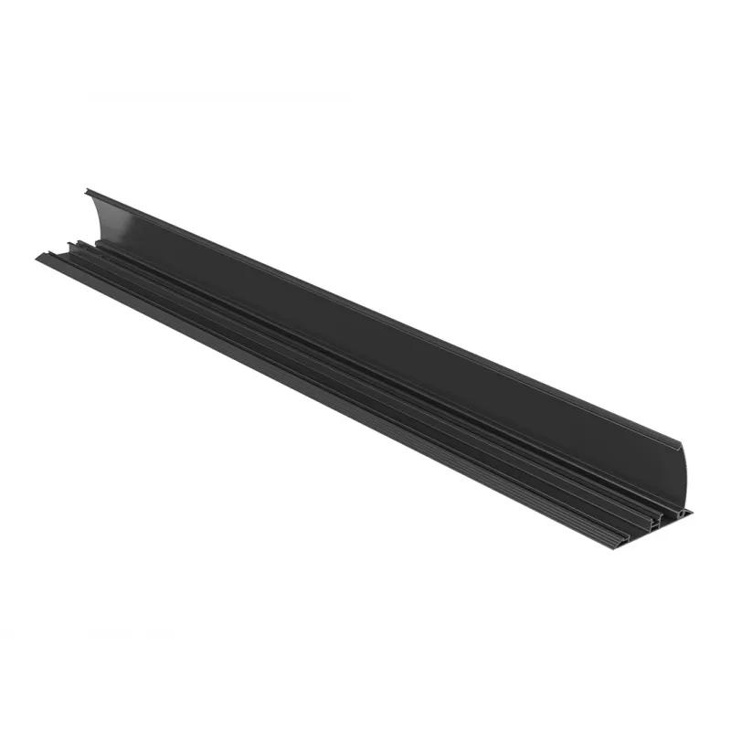 Multibrackets M proteção de cabos para chão preto – 139 mm L – 1100 mm C