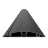 Multibrackets M calha para cabos de chão preto – 139 mm L – 1600 mm C
