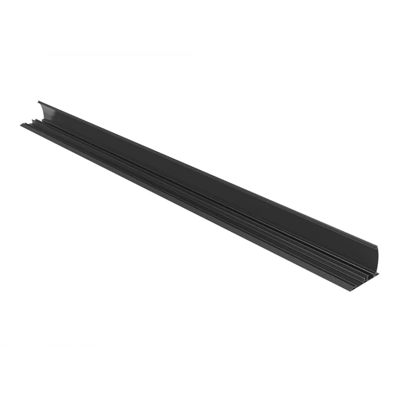 Multibrackets M calha para cabos de chão preto – 139 mm L – 1600 mm C