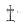 Multibrackets M suporte de chão público motorizado coluna única 170 HD 60 kg de capacidade 32-75 polegadas