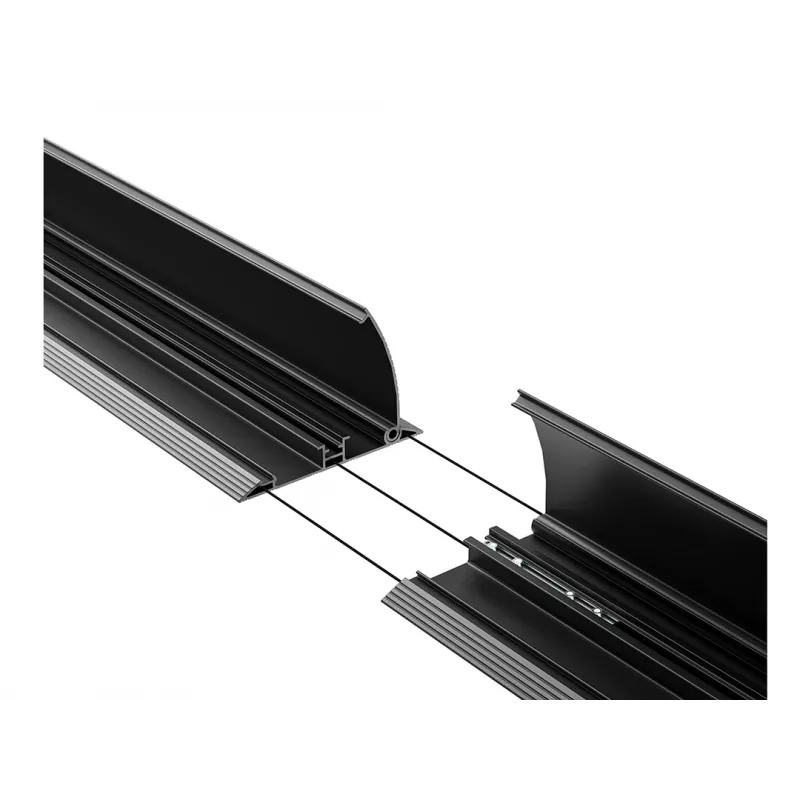 Proteção de cabos para chão Multibrackets M Cable Cover Floor preto 139 mm L 2200 mm C