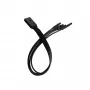 Adaptador de cabo Ochno O-SBC-200-1 preto TPE 32 g