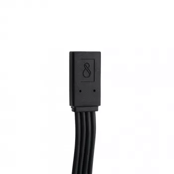 Adaptador de cabo Ochno O-SBC-200-1 preto TPE 32 g