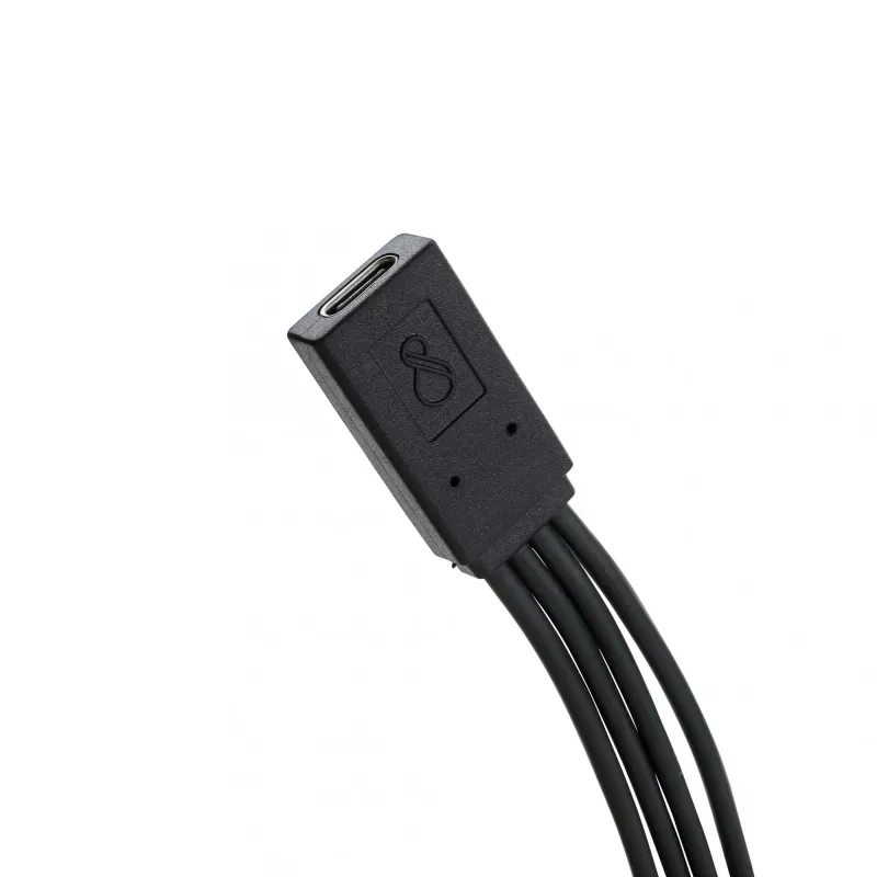 Adaptador de cabo Ochno O-SBC-200-1 preto TPE 32 g