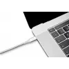 Cabo USB-C para USB-C Ochno O-USBG2-70-1 — USB 3.2 Gen 2, DP Alt Mode 1.4, macho-macho, entrançado, 0,7 m, branco