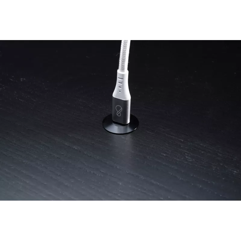 Cabo USB-C para USB-C Ochno O-USBG2-70-1 — USB 3.2 Gen 2, DP Alt Mode 1.4, macho-macho, entrançado, 0,7 m, branco