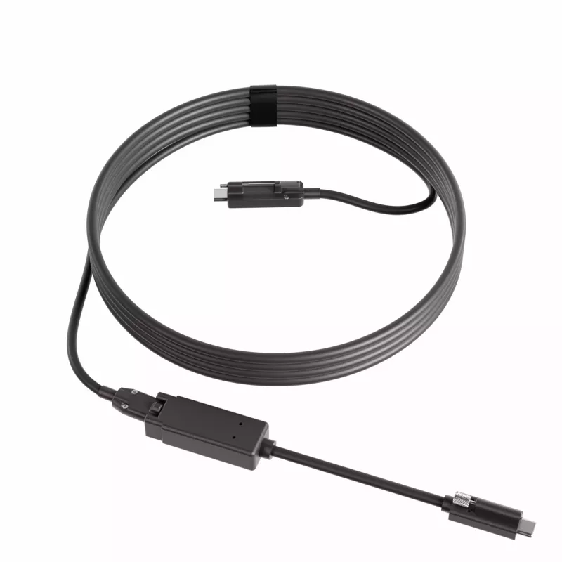Cabo de extensão USB-C Ochno O-EC-10 10 m com suporte para DisplayPort 1.4 Alt Mode