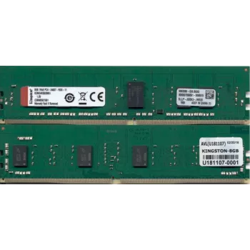 Kingston Server Premier - DDR4 - módulo - 8 GB - DIMM 288-PIN 2400 MHz / PC4-19200 CL17 1.2 V registado ECC