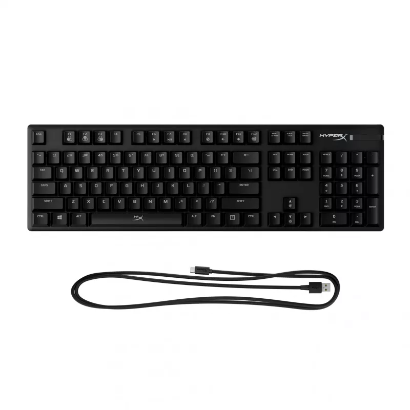 Teclado HyperX Alloy Origins Gaming USB QWERTY US-inglês preto