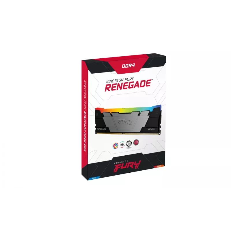 Kingston Technology FURY 32GB 3600MT/s DDR4 CL16 DIMM (Kit de 4) Renegade RGB