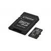 Cartão MicroSDXC Kingston 128 GB Industrial C10 A1 pSLC UHS-I, 100 MB/s leitura, 80 MB/s escrita, V30/U3, preto + adaptador SD