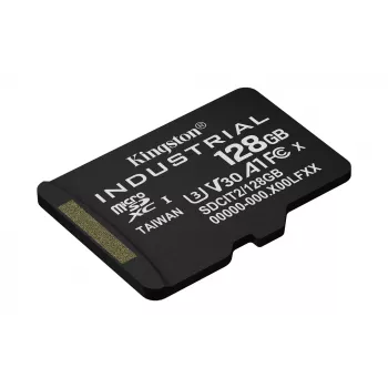 Kingston Technology 128GB microSDXC Industrial C10 A1 pSLC Card embalagem individual sem adaptador