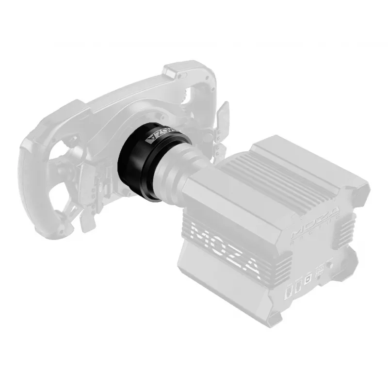 Adaptador de troca rápida para base de volante Moza Racing, PC, adaptador de troca rápida, preto, alumínio, Moza, R21, R16, R9