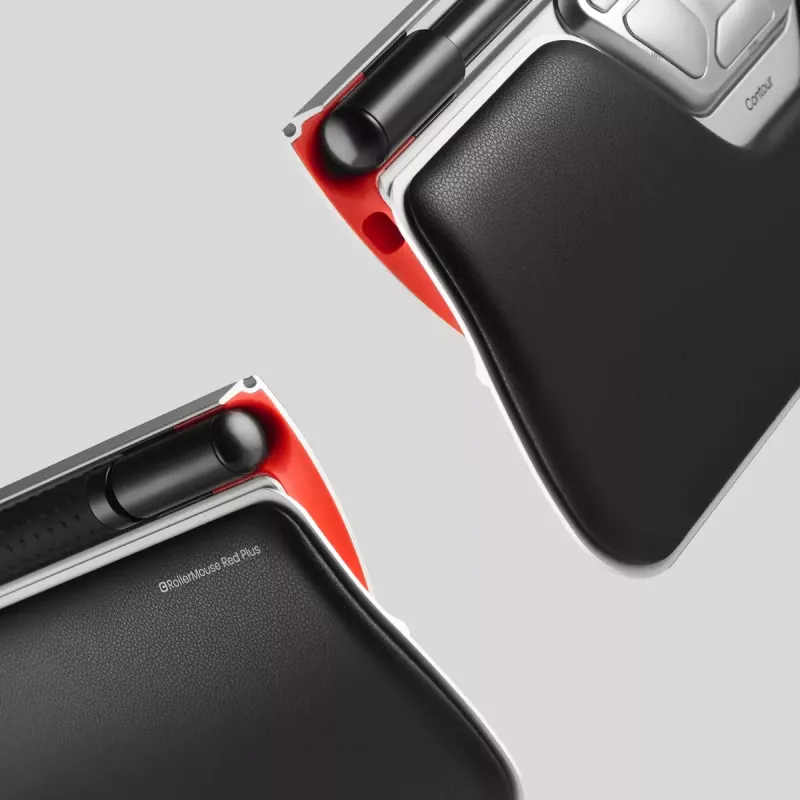 Contour Design RollerMouse Red Plus, Thin Client, com fios - unidade de apontar central - ergonómico - para destros e canhotos - com fios - USB-C