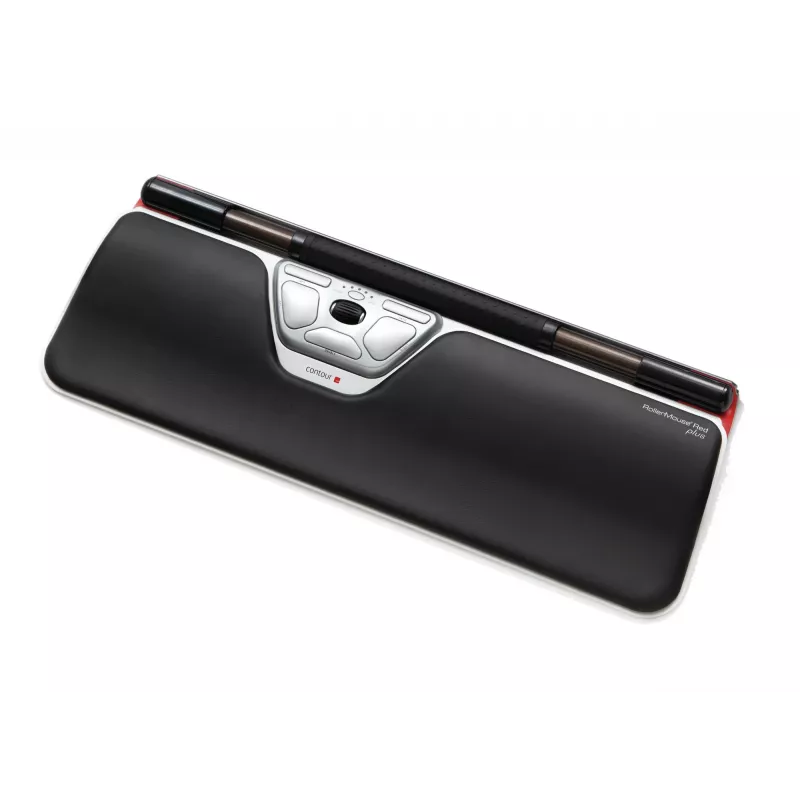 Contour Design RollerMouse Red Plus + Balance com fios, tamanho normal (100 %), com fios, USB, QWERTY, preto, rato incluído
